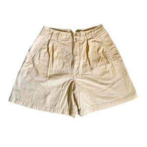 Vintage 90s Yellow Shorts Women's Size 10 Carroll Reed Mom‎ High Rise Pastel
